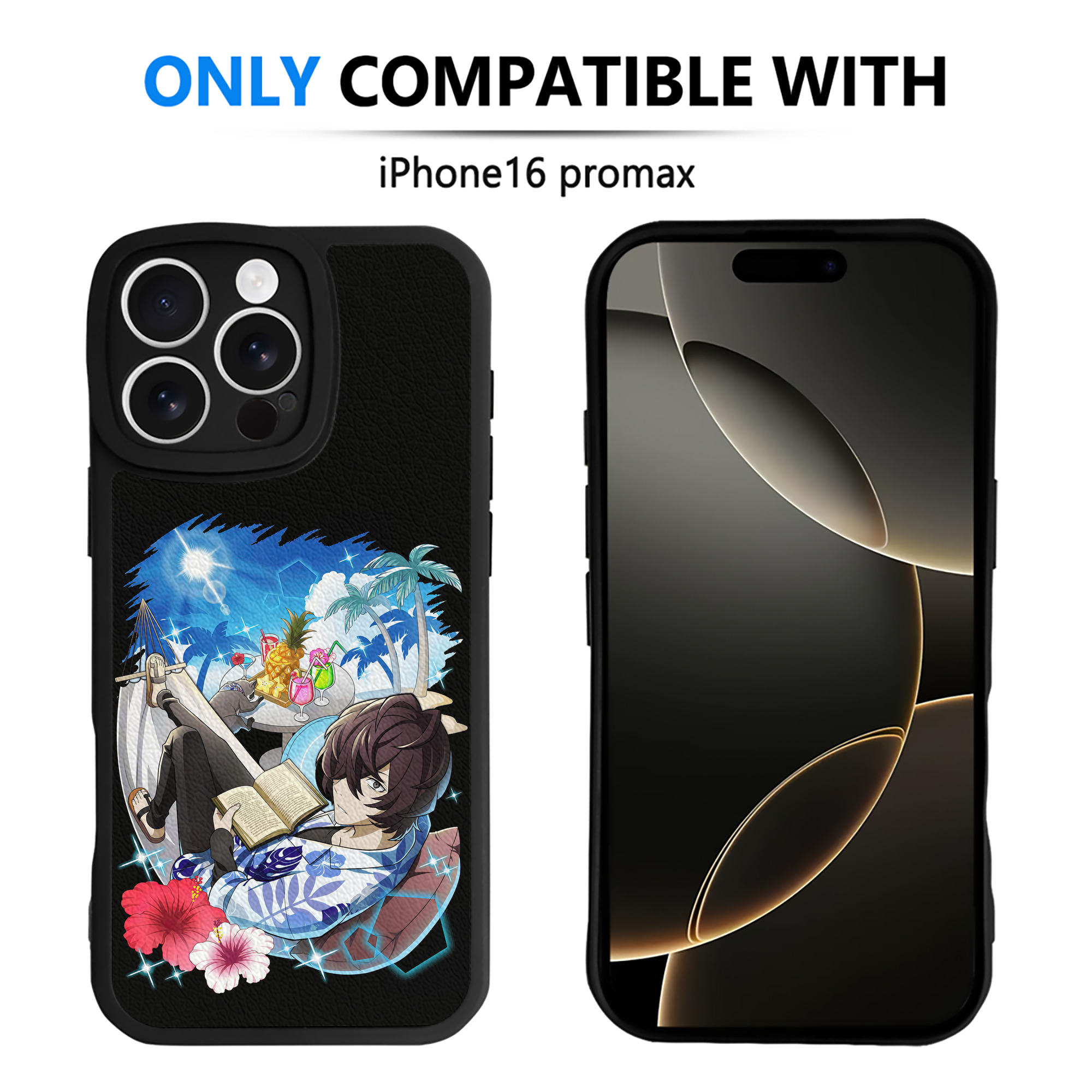 （画像用） 文豪ストレイドッグス Bungo Stray Dogs 【iPhone 16シリーズ対応】シリコンスマホケース（レザー調） 材質：シリコン